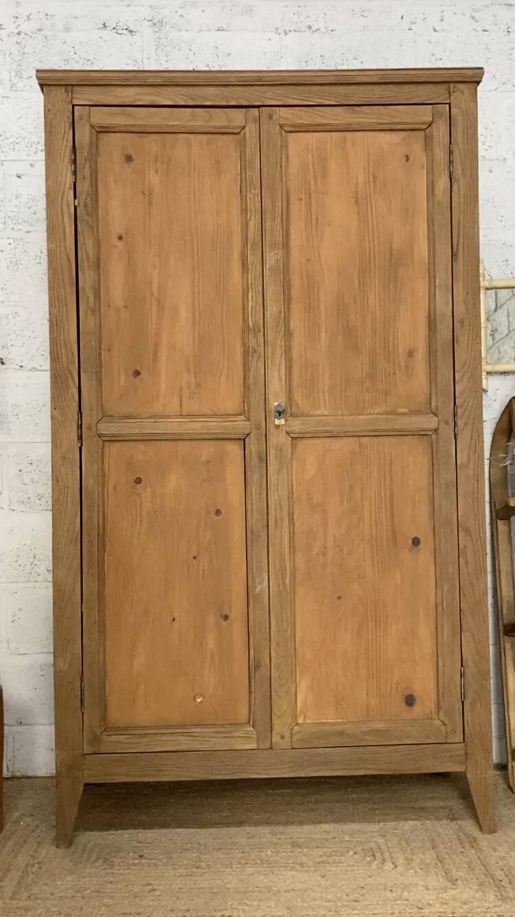 Parisian solid wood wardrobe