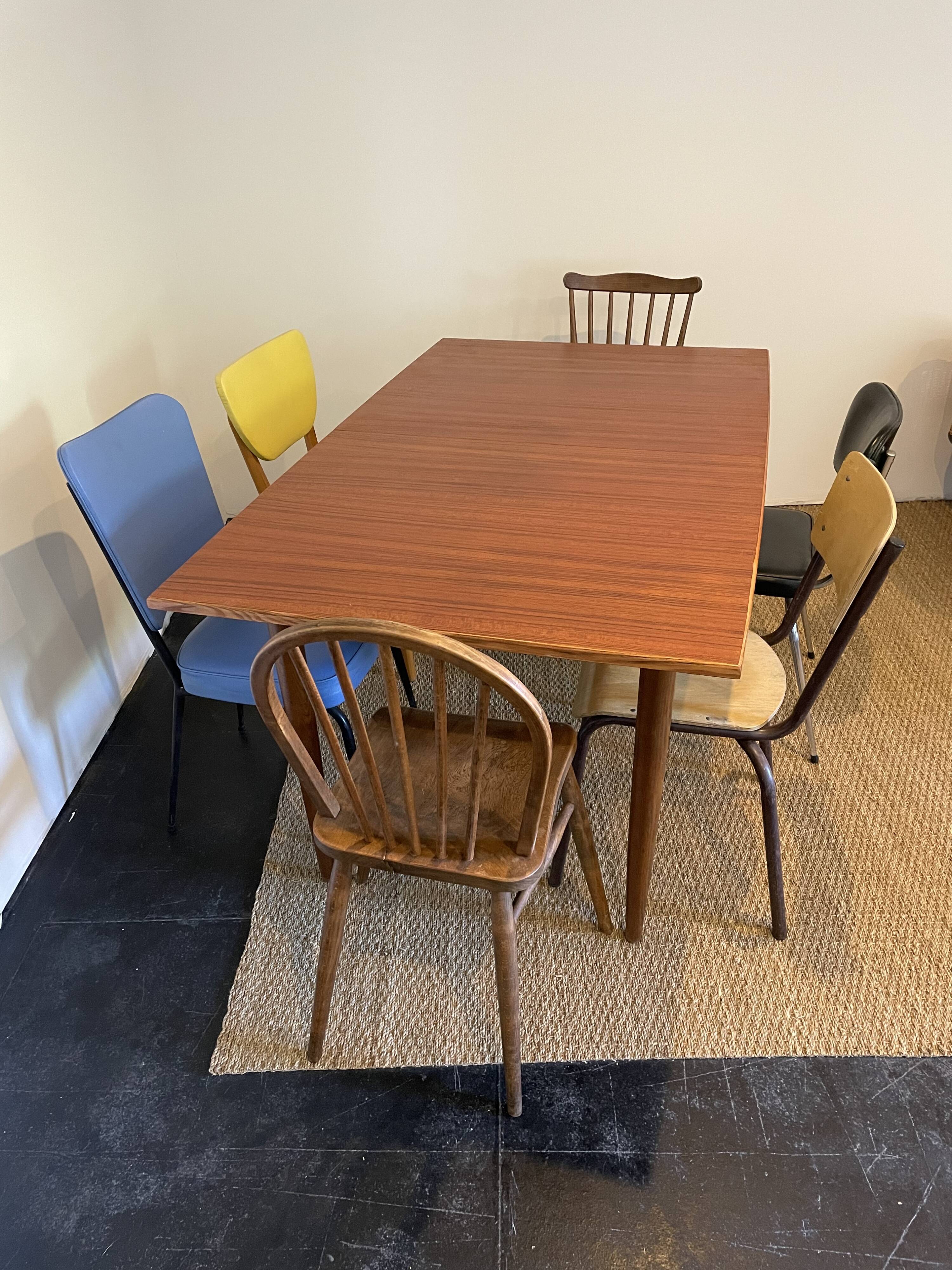 Vintage butterfly extension table year 50/60