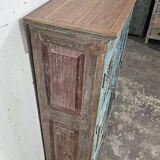 Ancienne armoire de Shekhawati en teck birman