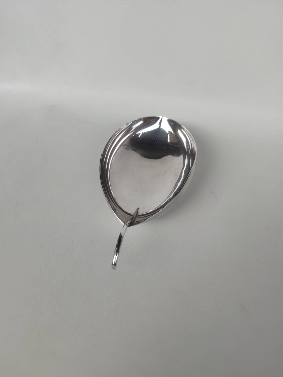 Silver-plated metal trinket tray by Sabatini, produced by Gallia for Chris