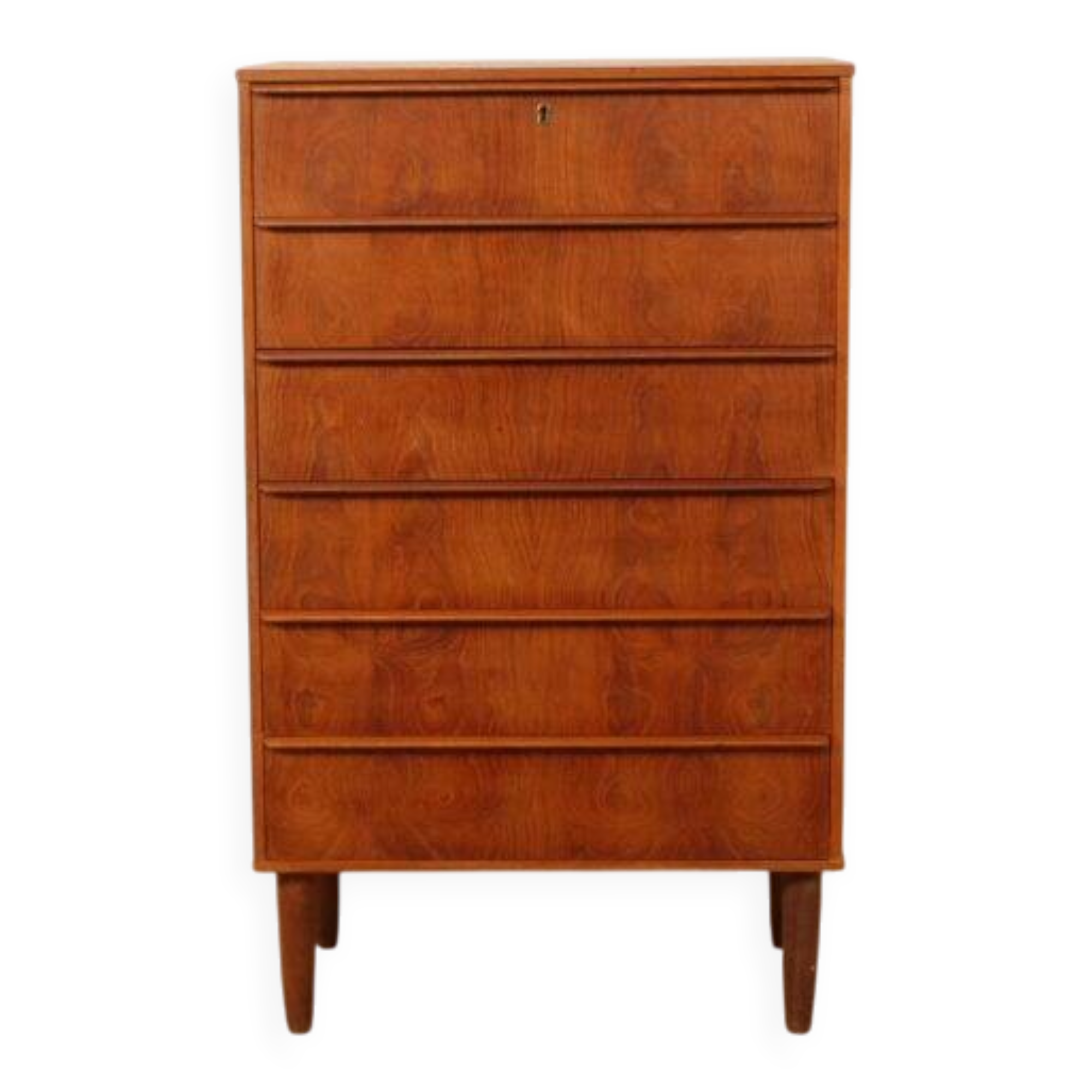 Vintage Danish chest of drawers | Teak | 6 drawers | 105 cm