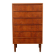 Vintage Danish chest of drawers | Teak | 6 drawers | 105 cm