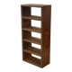 Studded faux leather shelf