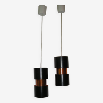 Pair of pendant lamps - Vesuv - Jo Hammerborg - Fog and Morup from the 60s - 70s
