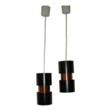 Pair of pendant lamps - Vesuv - Jo Hammerborg - Fog and Morup from the 60s - 70s