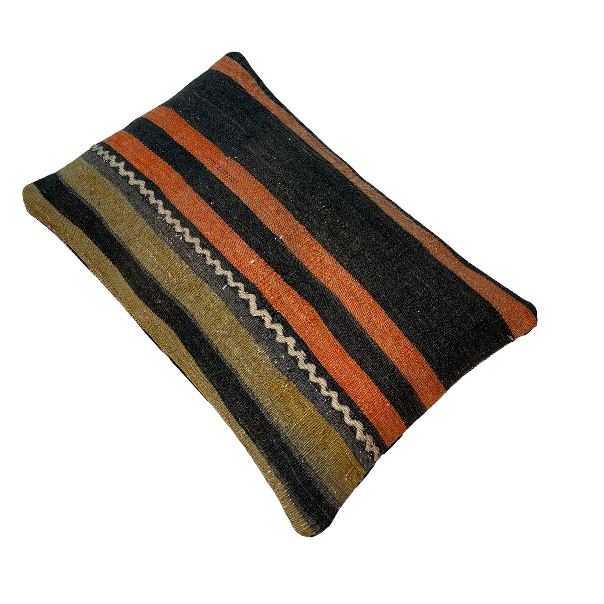 Housse de coussin kilim turc vintage 30x50cm