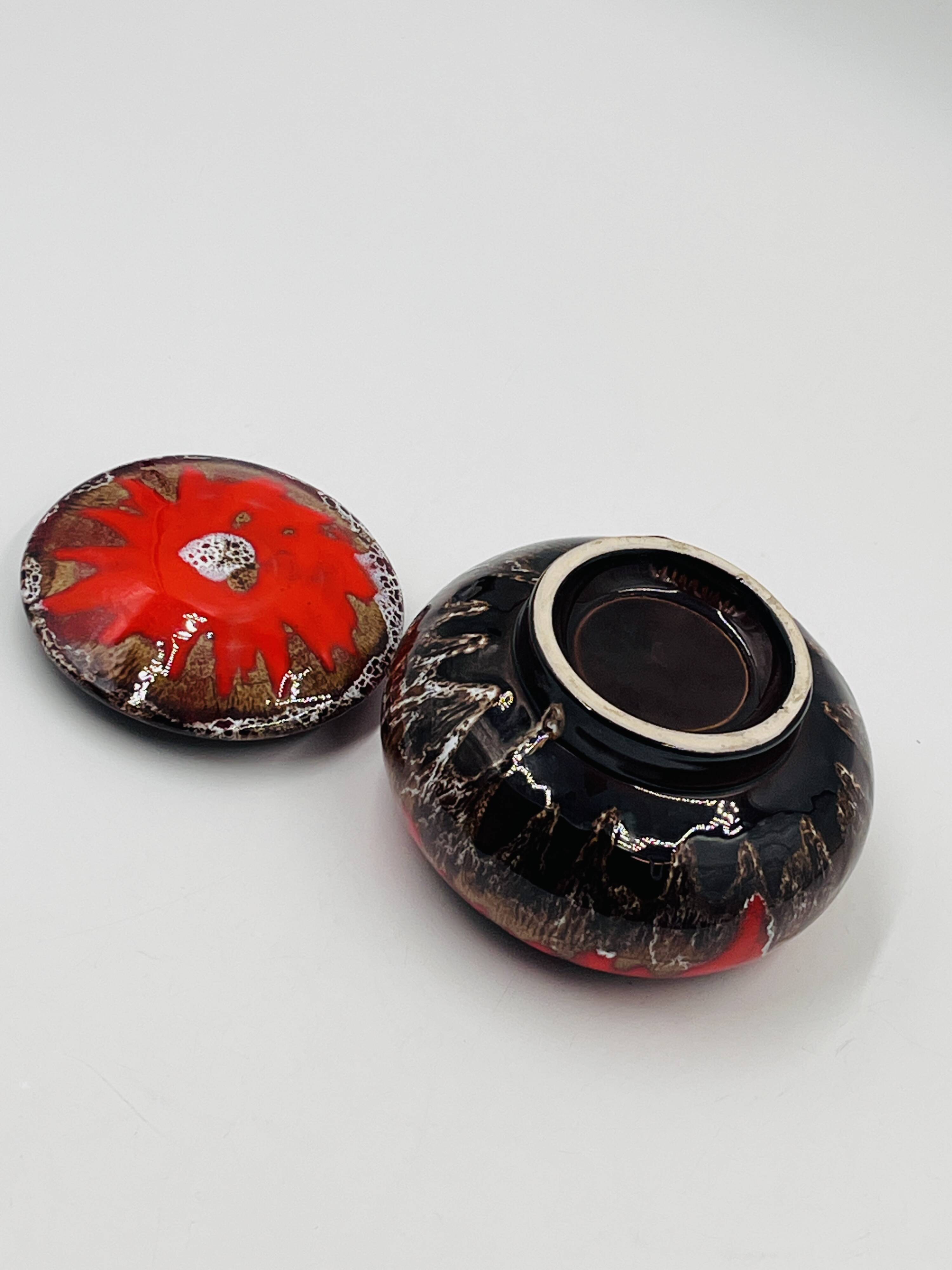 Vallauris red candy dish
