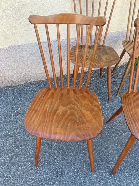 Series of 4 chairs Baumann Menuet