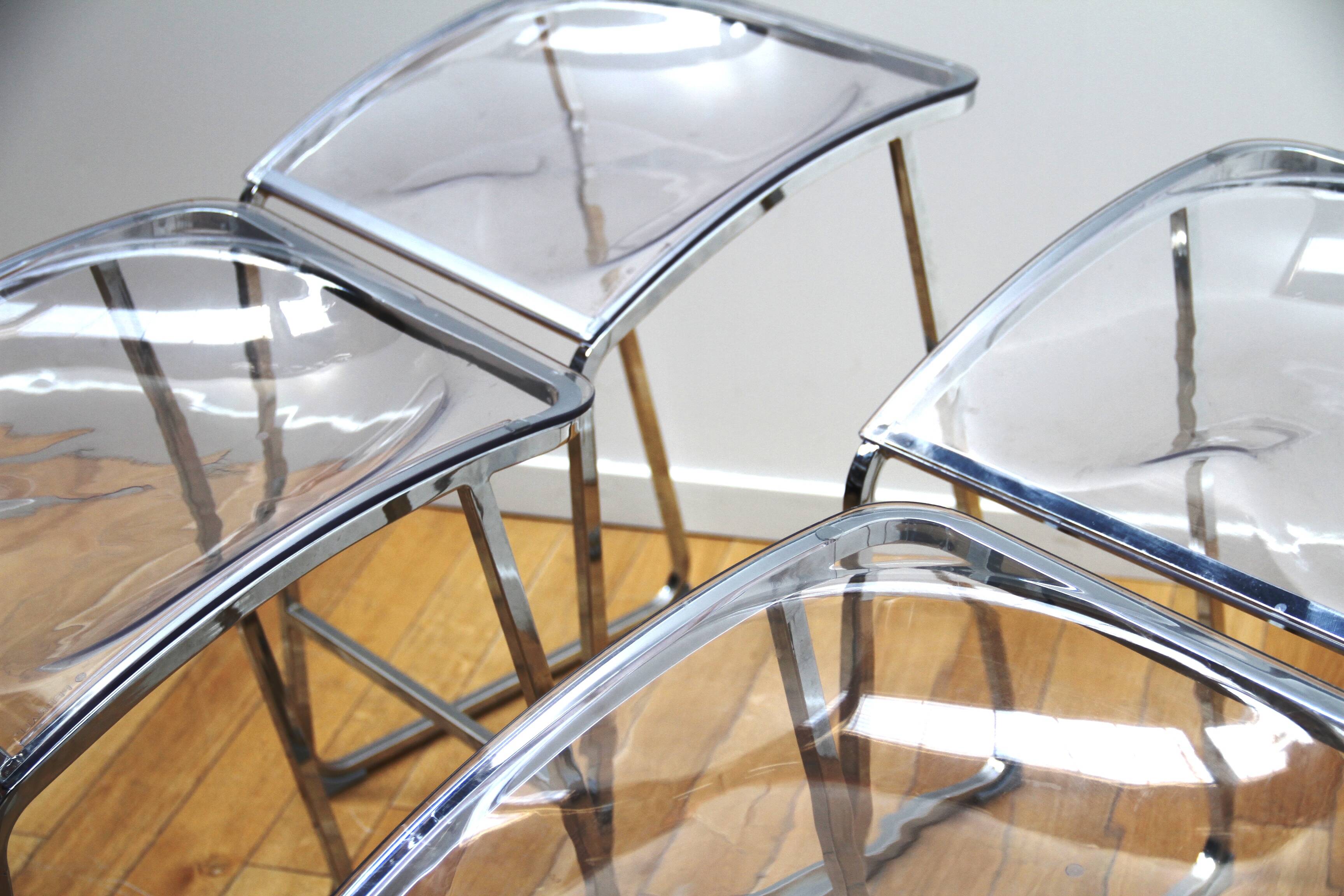 Suite of 4 Arod 500 armchairs, Pedrali