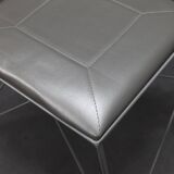 6x Geometric Wire Frame Dining Chairs, rare