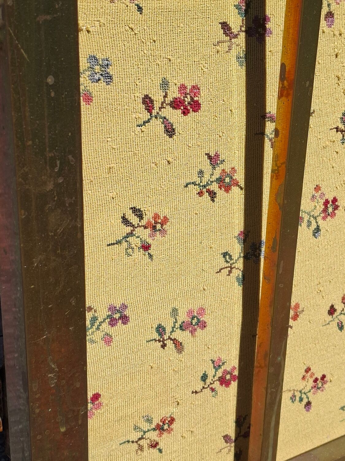 Art Deco lamp in brass