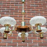 Art Deco chandelier, Poland, 1950s
