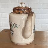 Old teapot with Asian decor K&G Luneville