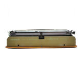 Typewriter hermes baby rocket lime green with its brown suitcase revised ribbon new