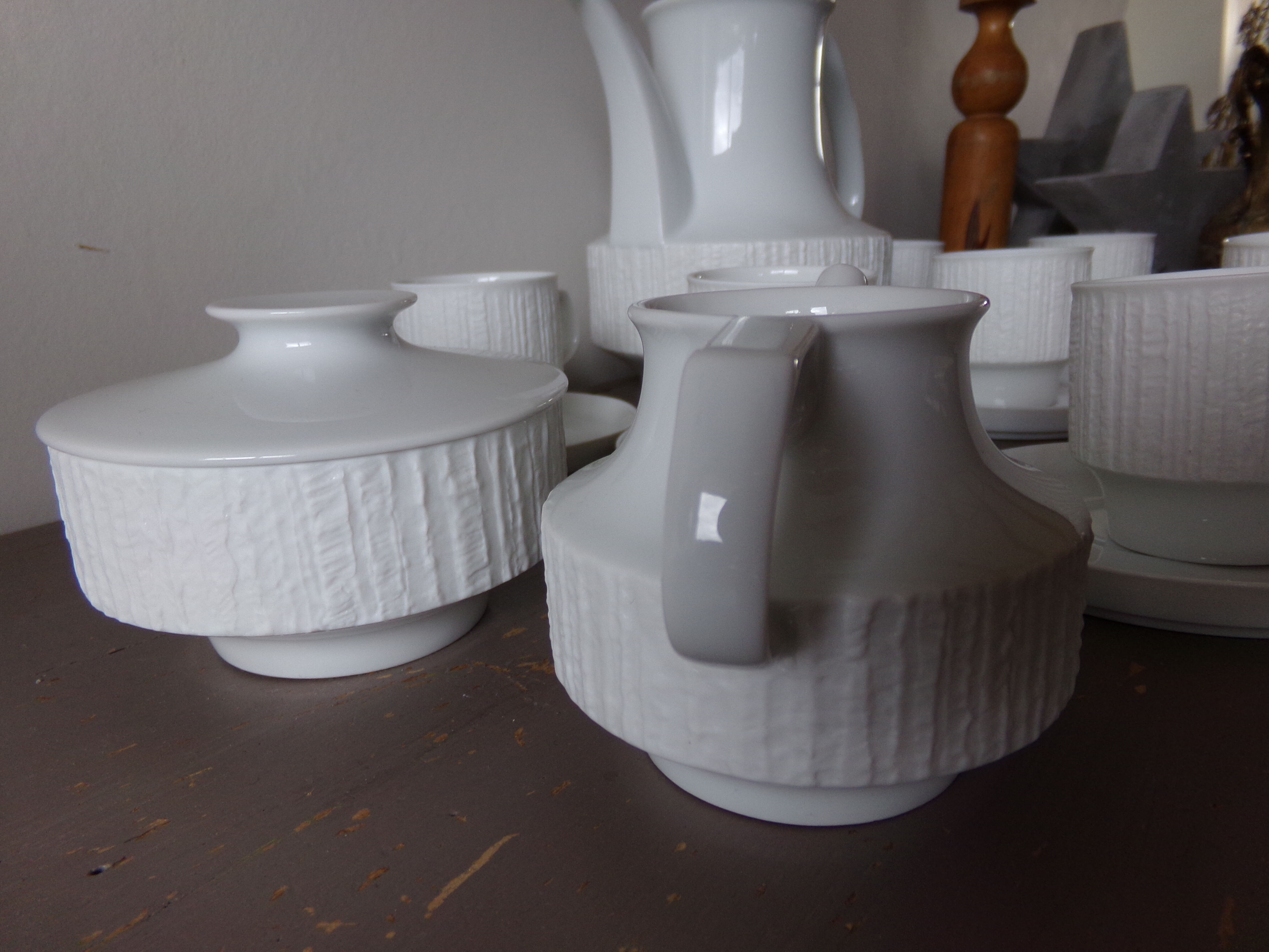 Pure white coffee service Thomas Germany year 60 years