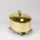 Boîte à couvercle ou bol en laiton Art Nouveau d’Otto Prutscher, Melzer & Neuhardt, années 1920