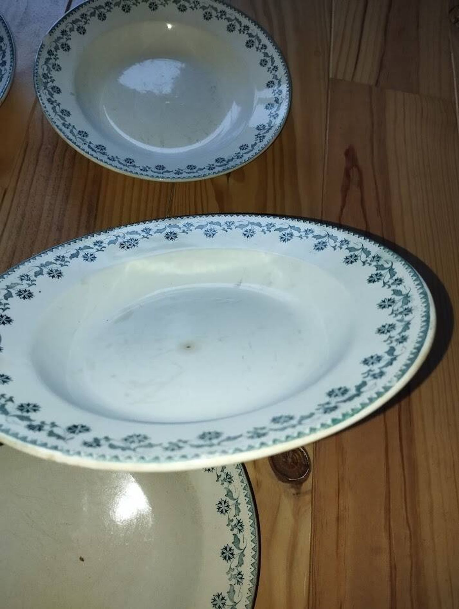 Assiettes Creuses “Georgette” Terre de Fer (6 pièces)