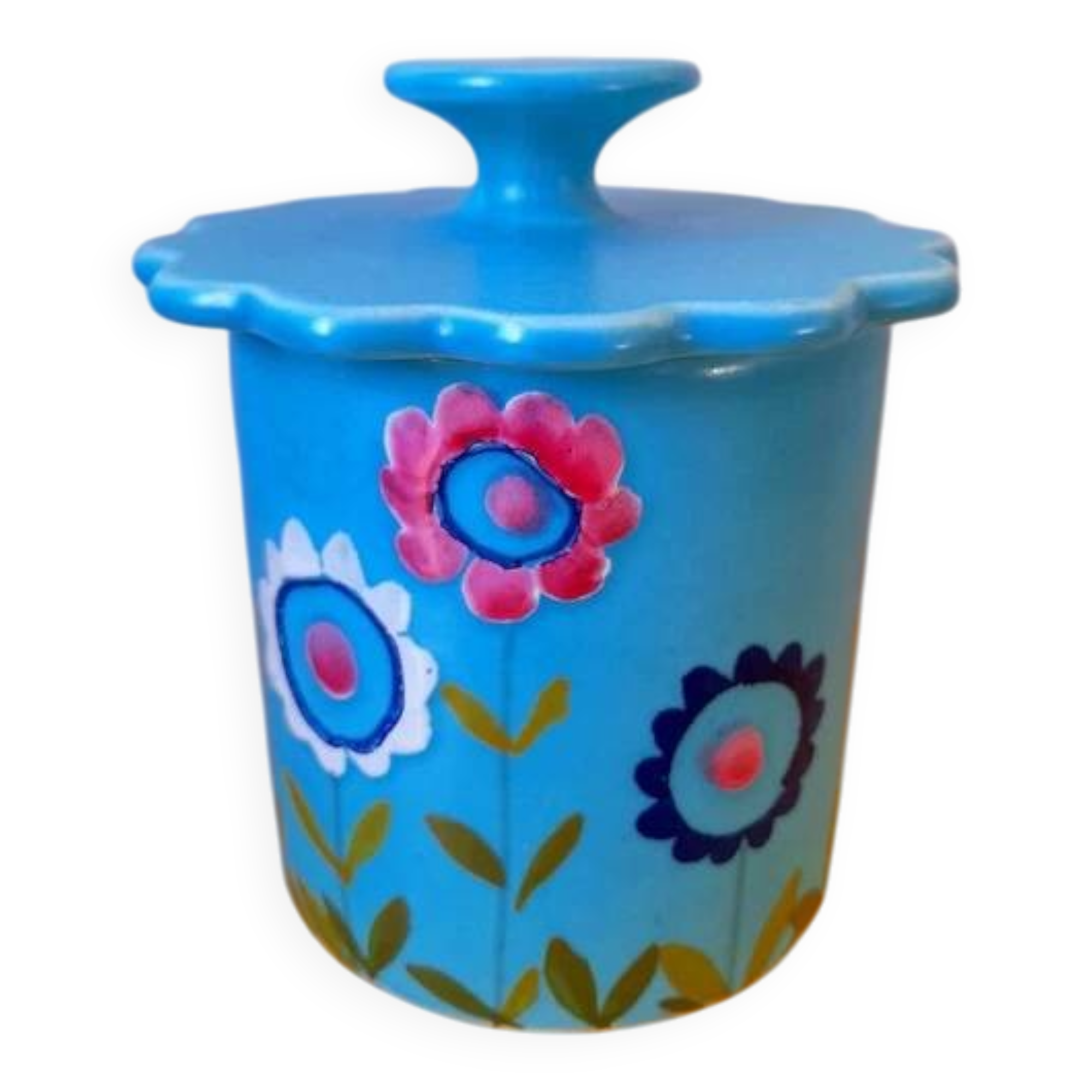 Italian ceramic box, 1970