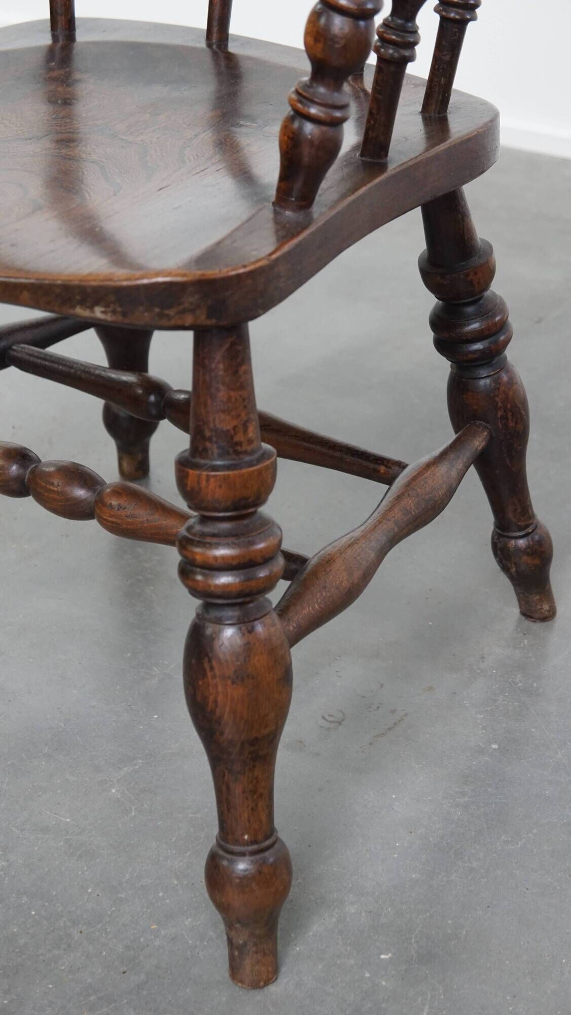 English antique side/desk/captain's chair from the early 1800s
