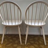 Pair Ercol windsor dining chairs 1960