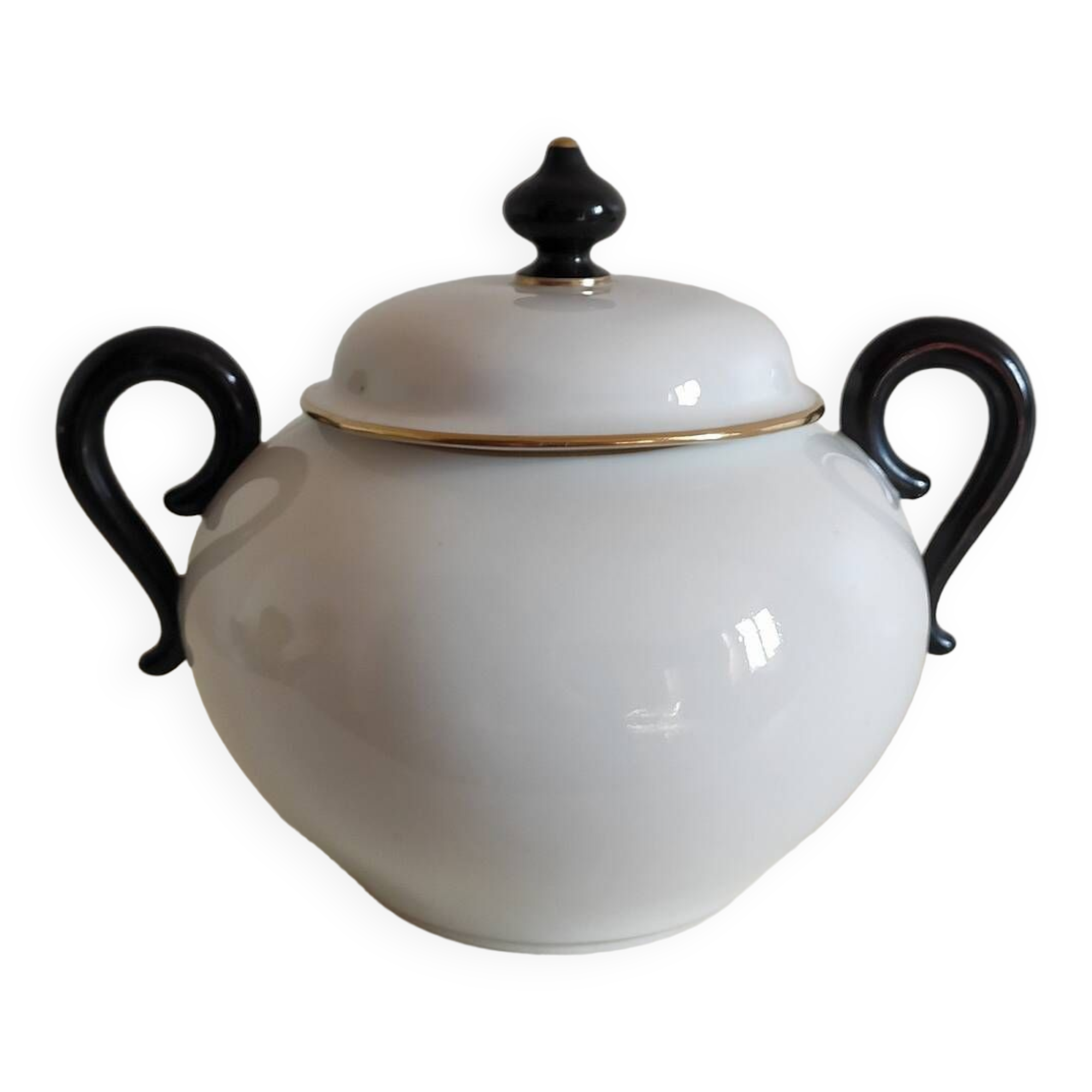 Large porcelain candy dish