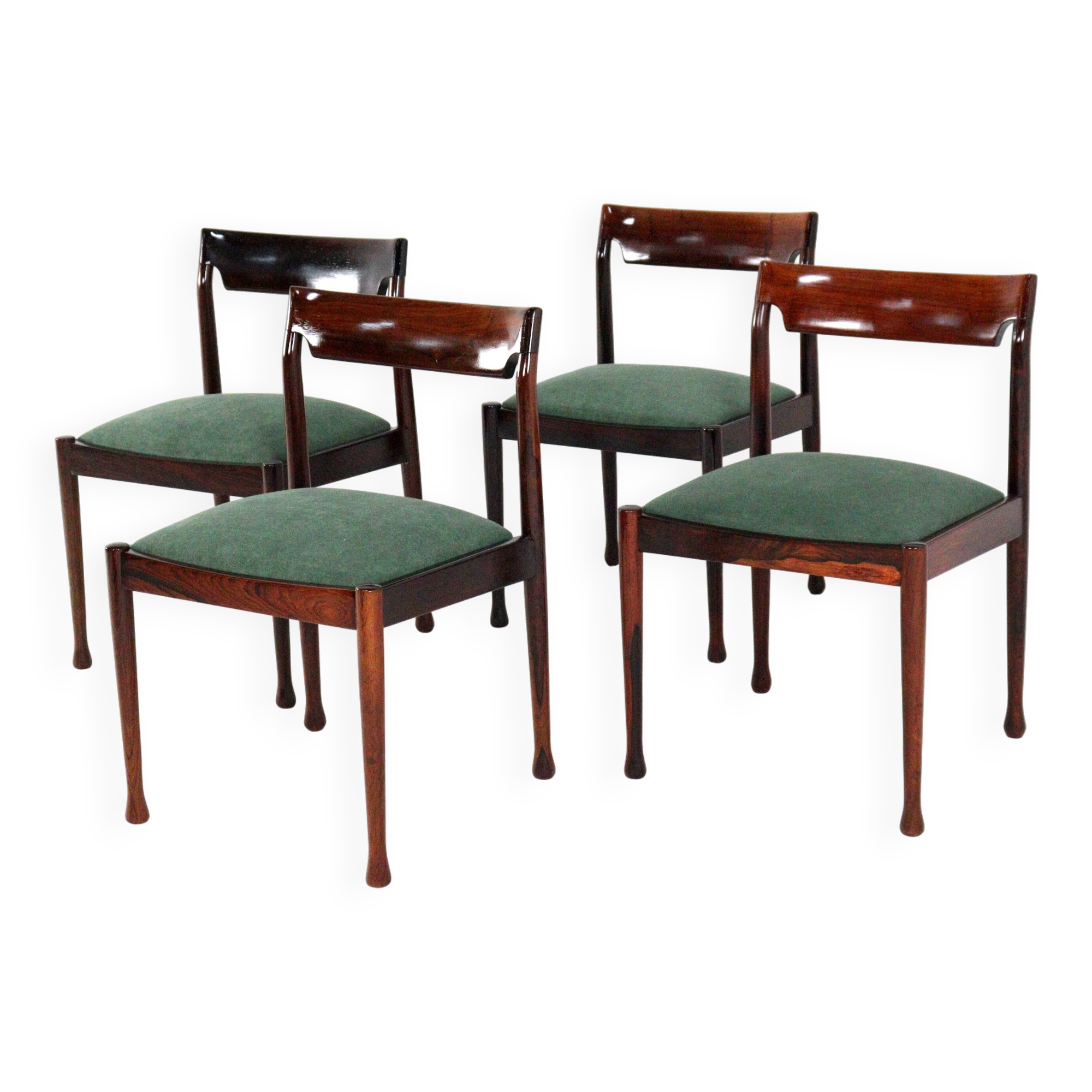 Set of 4 mid centiry rosewood dining chairs 'Havelte'