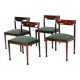 Set of 4 mid centiry rosewood dining chairs 'Havelte'