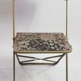 Folding chair "opera" floral pattern