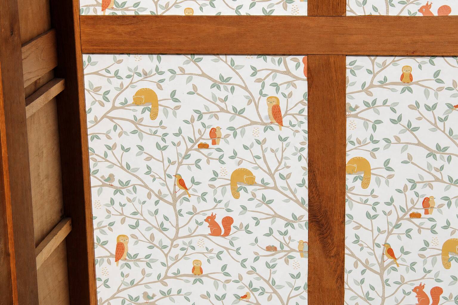 Renovated parisian wardrobe – kaki 4murs – antique wardrobe – country style