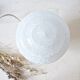 White Clichy glass table lamp