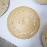 Set of 6 vintage porcelain dessert plates by Maison Revol, France