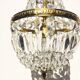 Grapevine balloon chandelier " hollywood regency " 50