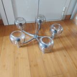 Pendant lamp, the vintage ustre 70's delmas