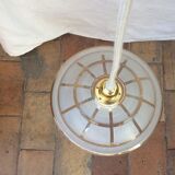 Vintage opaline suspension duo