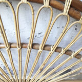 Vintage rattan headboard 1 place
