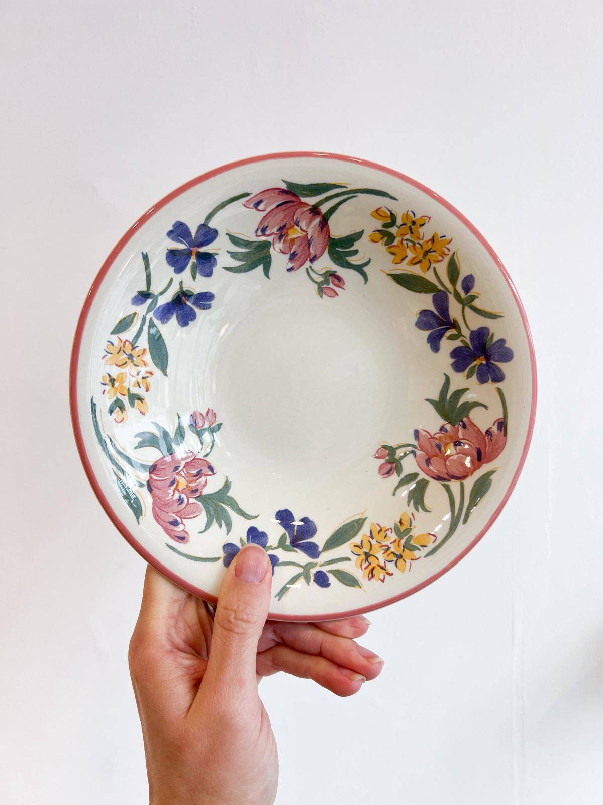 10 deep plates Staffordshire - England