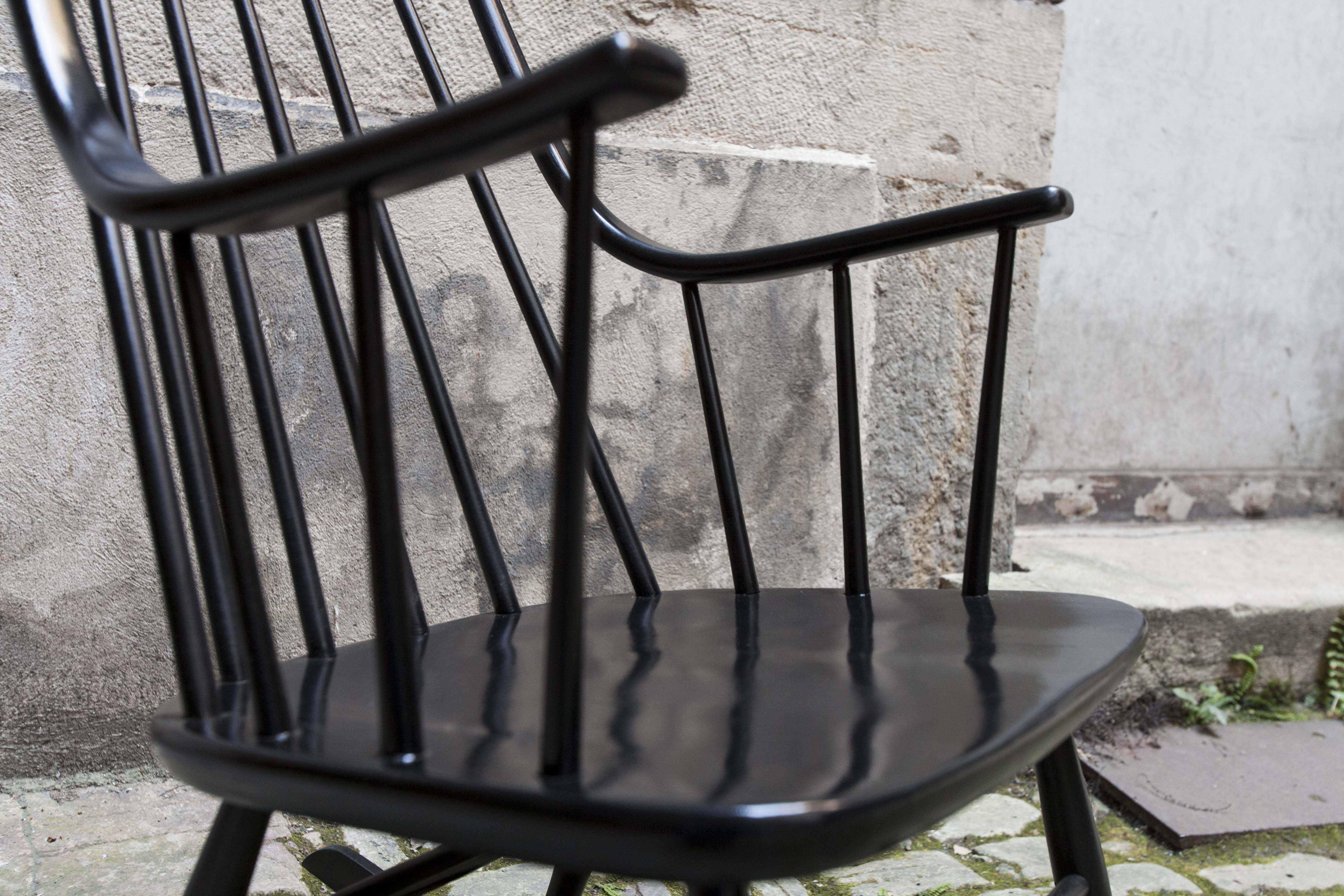 Scandinavian rocking chair by Lena Larsson for Nesto, 1958