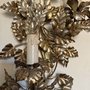 Applique florentine feuillage années 60