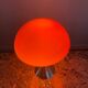 Lampe champignon vintage en opaline et métal
