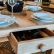 XXL solid oak kitchen island/worktop 180 x 105