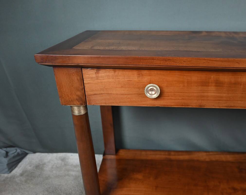 Cherrywood console, Empire style – Mid 19th century