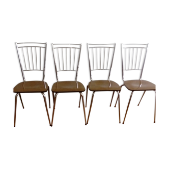 Lot of 4 formica chairs