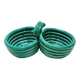 Double turquoise ceramic cup vallauris am vintage