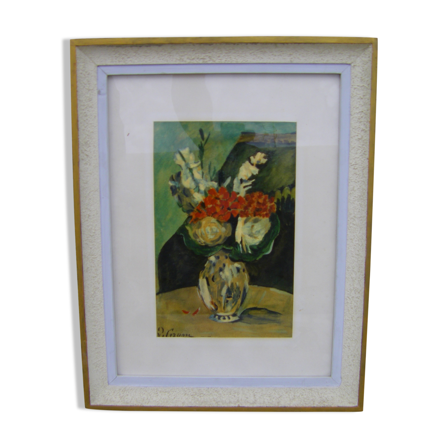 Reproduction of the bouquet in Little Delft, Paul Cézanne