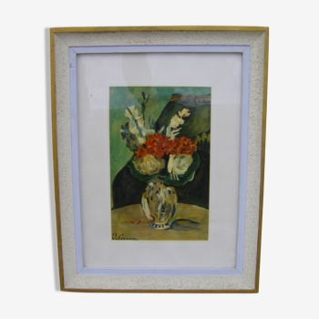 Reproduction of the bouquet in Little Delft, Paul Cézanne