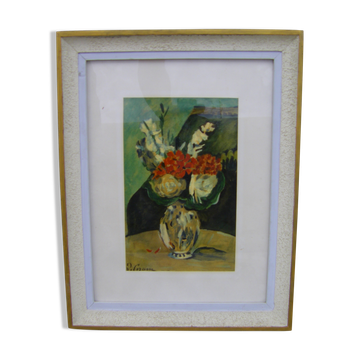 Reproduction of the bouquet in Little Delft, Paul Cézanne