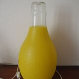 Old decorative bottle lamp vintage bottle lamp 70s
