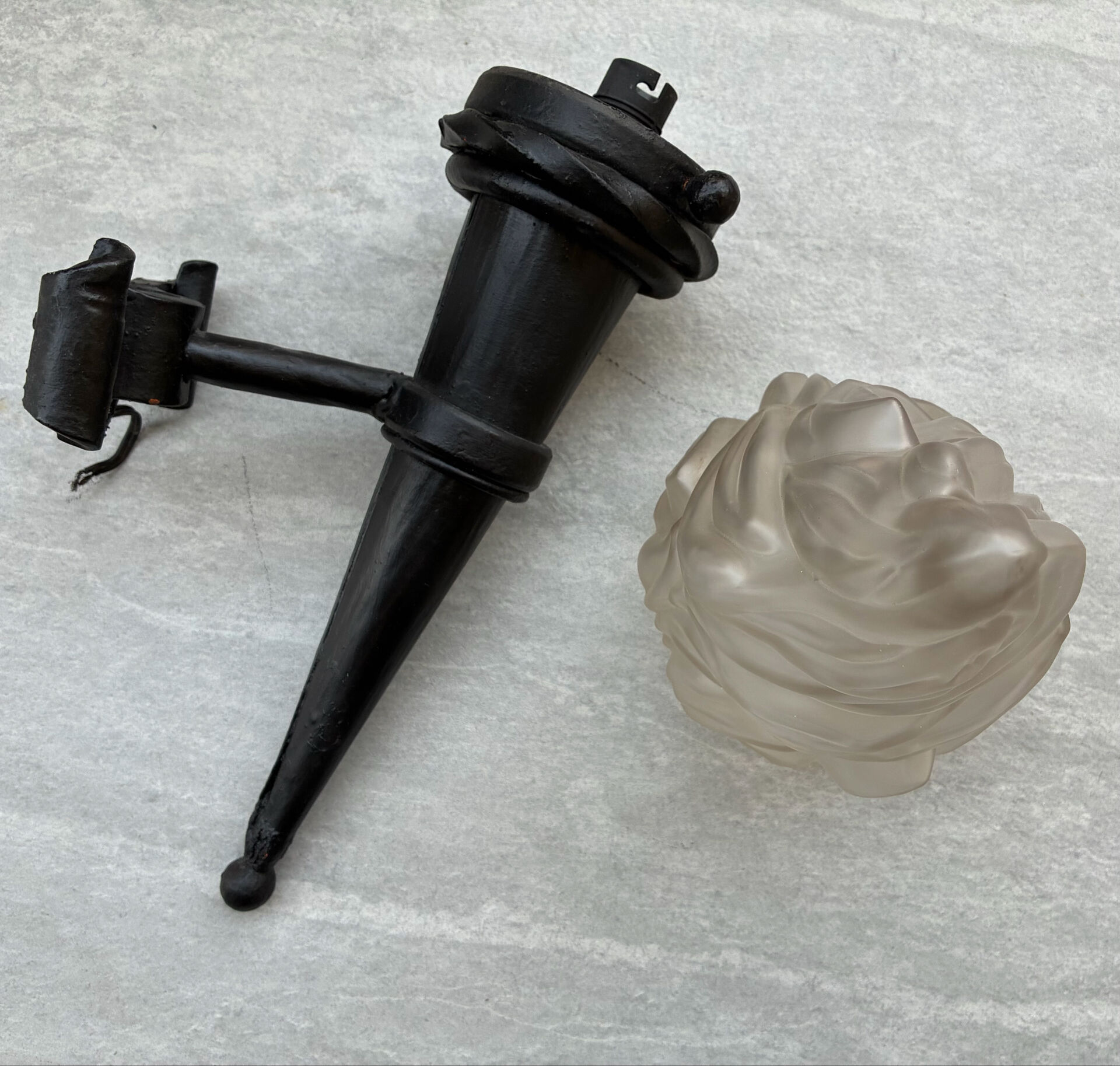 Torch wall light
