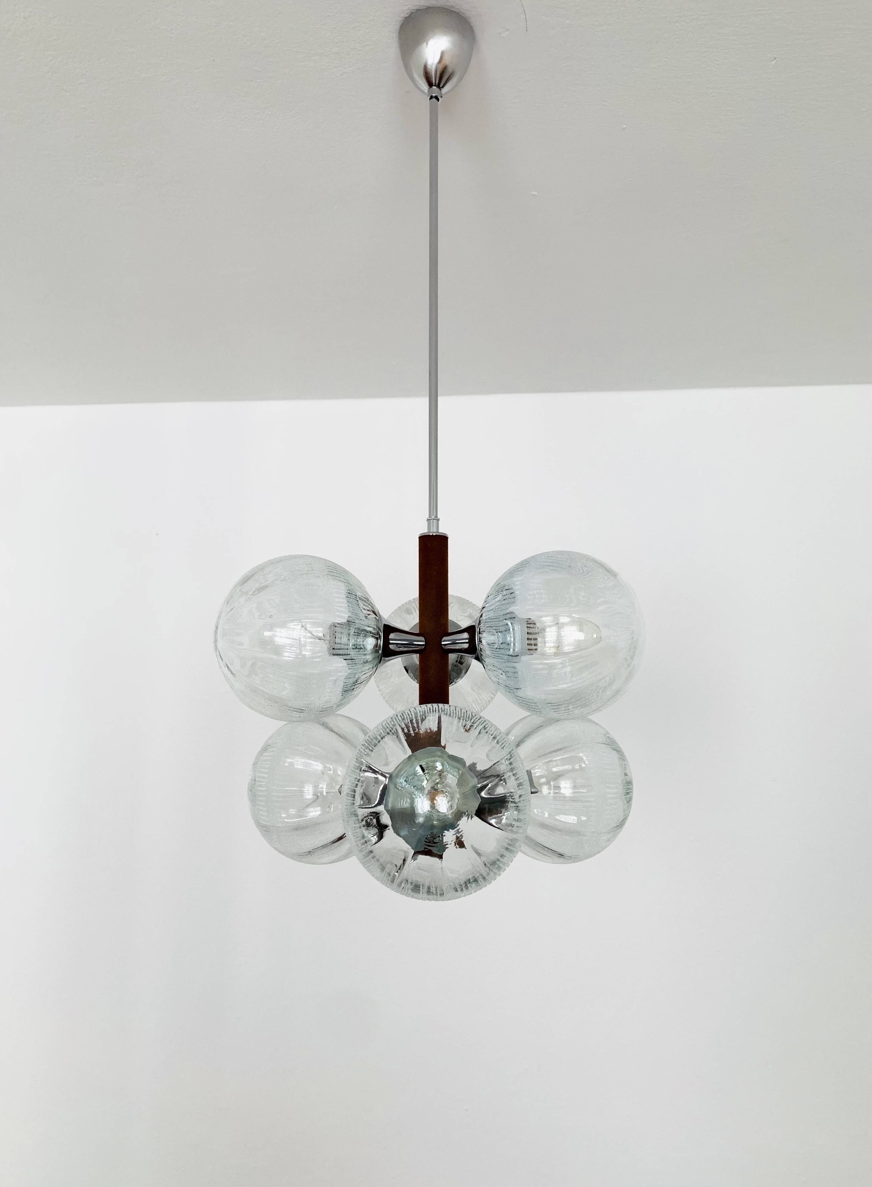 Lustre Spoutnik en cristal