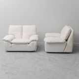 Paire de fauteuils Bonheur par Ammannati et Giampiero Vitelli pour Brunati, années 1970, vintage